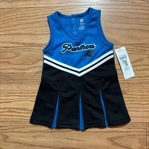NEW NWT NFL Carolina Panthers Cheerleading Uniform Dress Toddler 2T